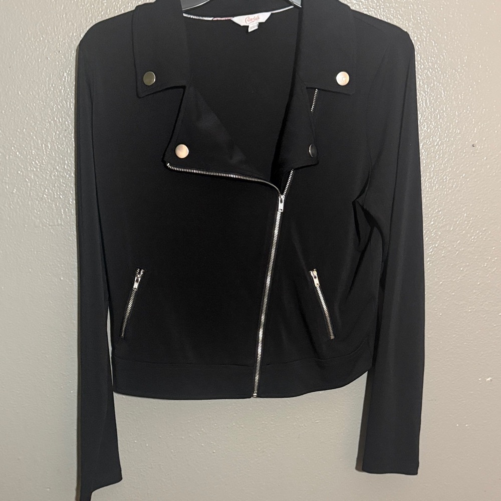 Candie's Black Blazer with Silver Accents